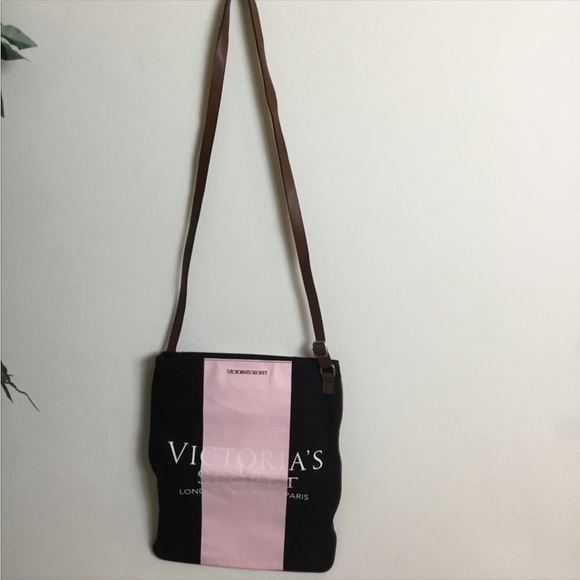 VICTORIA’S Secret pink and black crossbody - Picture 2 of 10